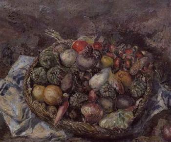 Basket with vegetables by 
																	Jose Aguiar Garcia