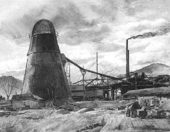 Saw mill, Asuza by 
																	Jules Karl Rauschert
