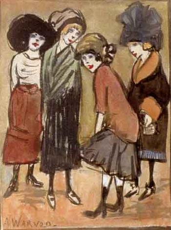 Scene parisienne by 
																	Andre Warnod