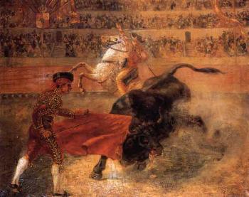 Bullfight by 
																	Salvador Viniegra y Lasso