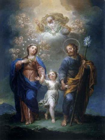 Holy Family by 
																	Joaquin Antonio Ezquerra