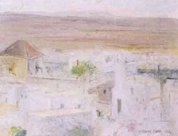 Conil seen from the church by 
																	Joaquin Saenz