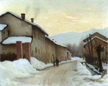 Street in Pagno by 
																	Matteo Olivero