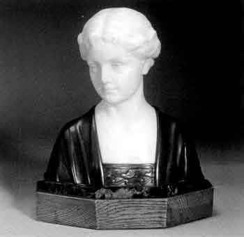 Bust of a woman by 
																	Giuseppe Sutera