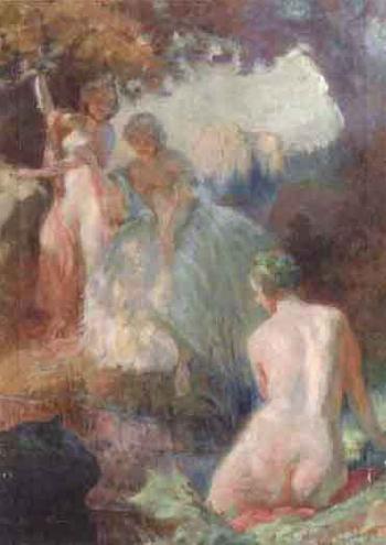 Bathing by 
																	Fernand Vacha