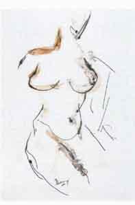 Female nude by 
																	J P Dunleavy
