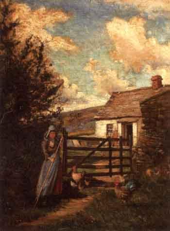 County Wexford cabin by 
																	Joseph Poole Addey