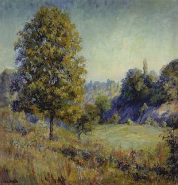 Summer landscape, Brown county by 
																	Lucie Hartrath