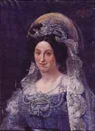 Portrait of Queen Maria Cristina of Borbon by 
																	E Sainz