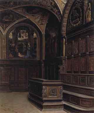 Palace interior, Palazzo Puplicrat, Perugia by 
																	Quirina Alippi Fabretti