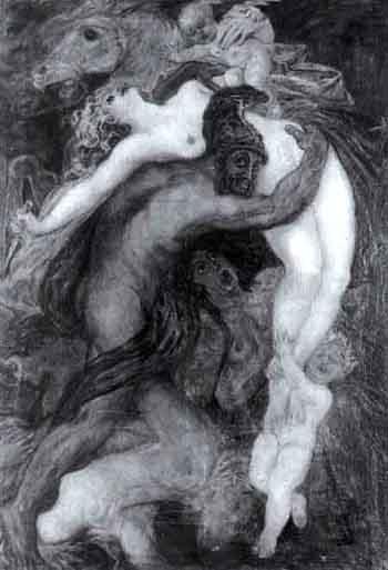 The Rape of the Sabine Women by 
																	Franz Eberlein