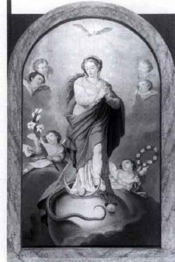 Madonna Immaculata surrounded by putti by 
																	Franz Zebhauser