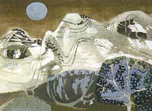 Blue moon by 
																	Mary Fedden