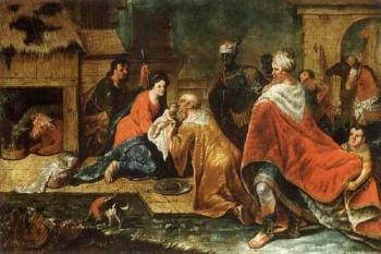 Adoration of the Kings by 
																	Johann Zick
