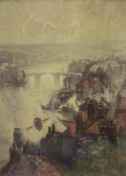 Old Whitby by 
																	Wilmot Lunt