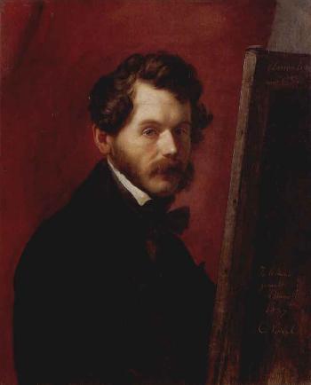 Portrait of Friedrich von Amerling by 
																	Carl Christian Vogel von Vogelstein