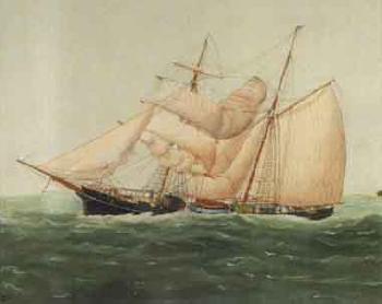 Brigantine Henry of Guernsey by 
																	John Fannen