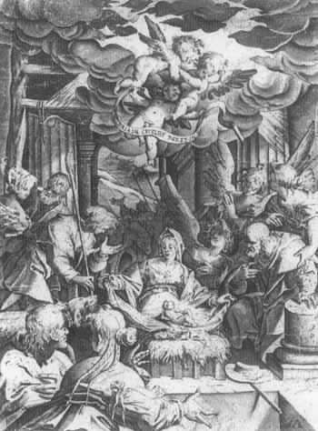 Birth of Christ by 
																	Johann Ayrer