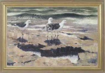 Herring gulls by 
																	Knut Valinder
