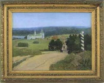 On the way to church by 
																	Aleksej Prokofjev