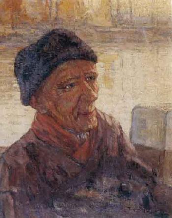 Old fisherman by 
																	Willem Frederik Noordijk