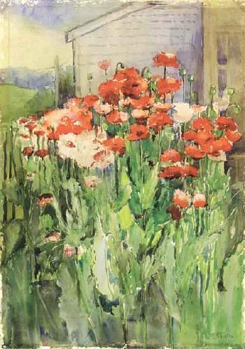 Poppies by 
																	Annie Gooding Sykes