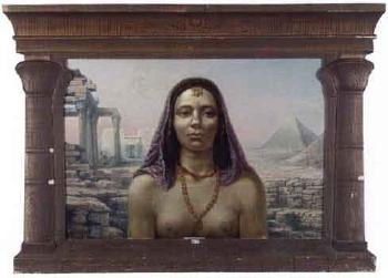 L'Egyptienne devant las pyramides by 
																	Jean Eyckelbosch