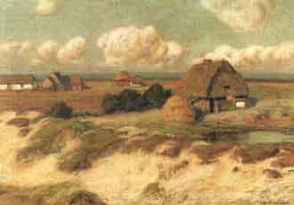 Summer evening on Sylt by 
																	Fritz Voellmy