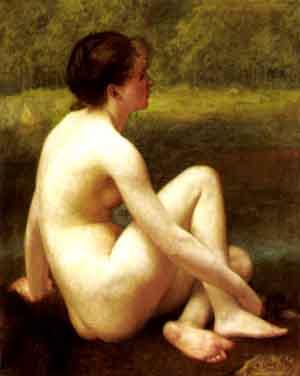 Female nude by 
																	A Lanchard