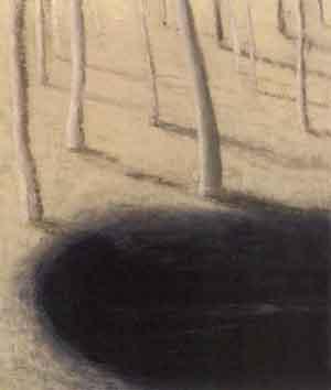 Black waterhole by 
																	Robert Maclaurin
