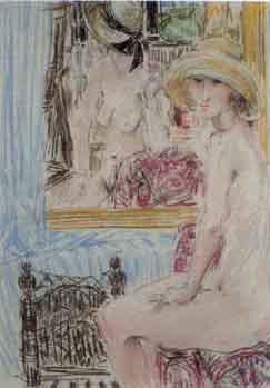 Nude reflected in a mirror by 
																	Kay Gallwey