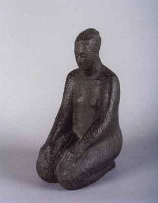 Seated woman by 
																	Cliodhna Cussen