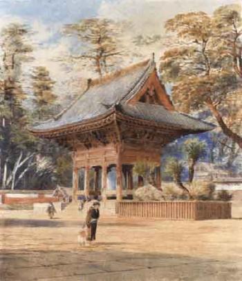 The bell, Zojoji Temple, Tokyo, Japan by 
																	Walter Fane