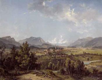 View of Villach by 
																	Jakob Canciani