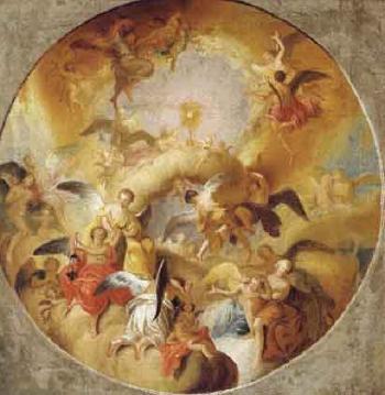 The Adoration of the Sacrament of the Eucharist by 
																	Sebastian Rechenauer