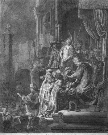 Christ before Pilate - Ecce Homo by 
																	Rembrandt Harmensz van Rijn