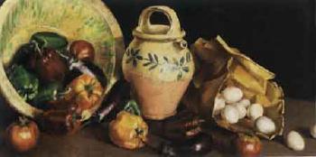 Still life with jug by 
																	Carlo Vitale