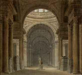 Projet pour le Pantheon by 
																	Louis Pierre Baltard