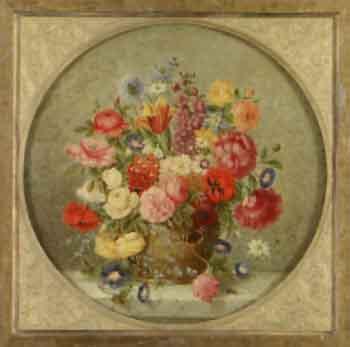 Still life of flowers by 
																	Jean Baptiste