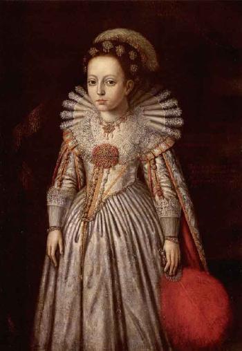 Portrait of Countess Elisabeth Amalia aged about 7 by 
																	Jakob Elbfas