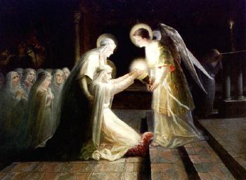 La communion by 
																			Anne Marie Esprit