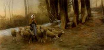 Shepherdess by 
																	Gaylord Sangston Truesdell
