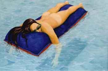 Siesta in the pool by 
																	Carmen Treichler