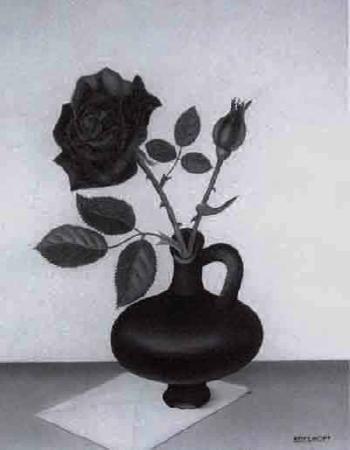 Still life with rose by 
																	Albin Edelhoff