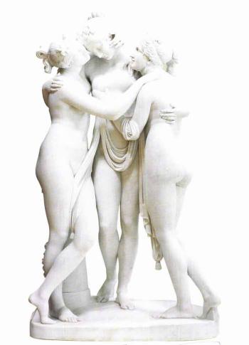 Three graces by 
																	Antonio Frilli