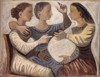 Three women by 
																	Massimo Campigli