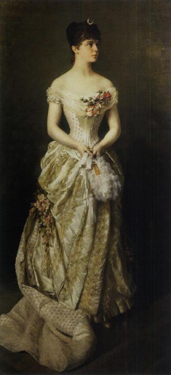 Portrait of the Princess Elvira by 
																	Karl Gampenrieder