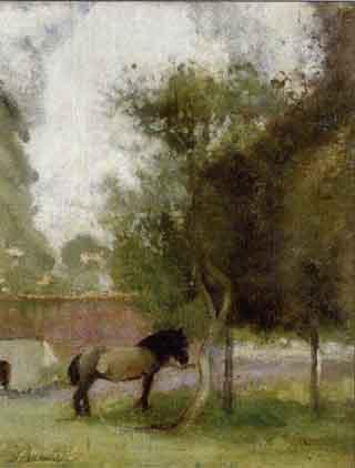 Pony paddock by 
																	Joseph Albert Mullard