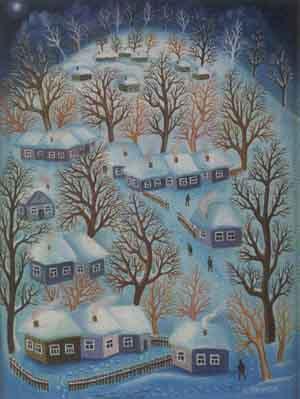 Russian winter by 
																	Valentina Povarova