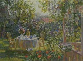 Summer in the garden by 
																	Irina Ribakova